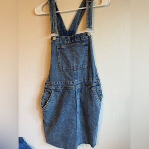 Denim Overall Dress